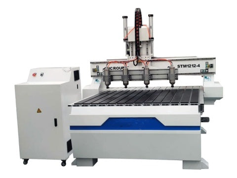 Multi Spindle CNC Router Machine for Woodworking with Four Heads