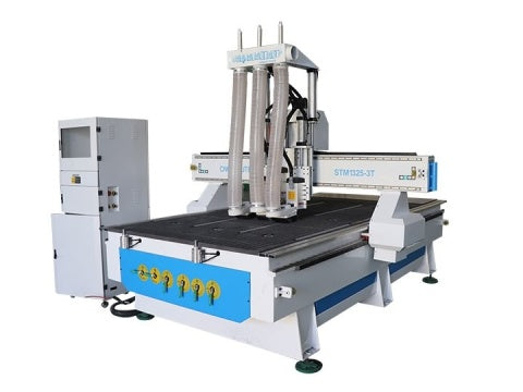 Three-Spindle CNC Wood Milling & Cutting Machine For Sale