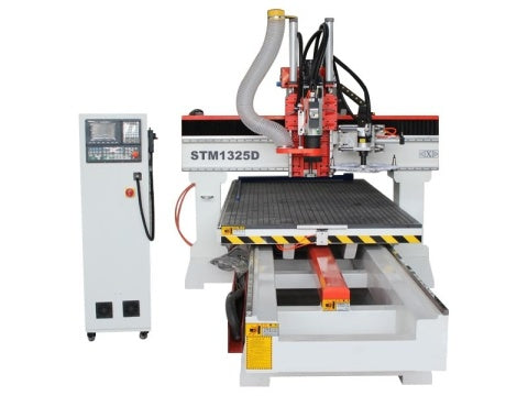 Moving Table CNC Router With Rotary Automatic Tool Changer