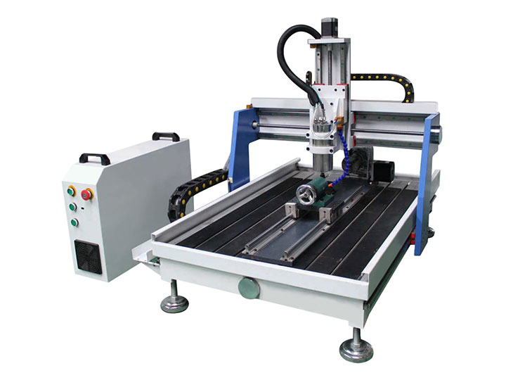 Entry Level Desktop CNC Router With 4th Axis Rotary Table