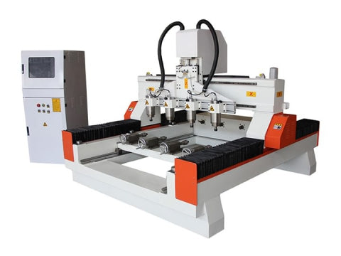 Affordable 3D CNC Router Machine With Multi 4th Rotary Axes