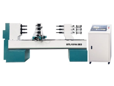 Multi-Spindle CNC Copy Lathe Machine For Wood Turning