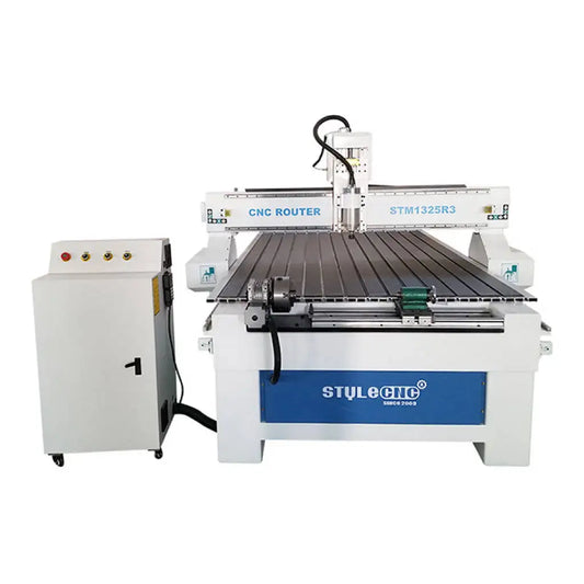 4 Axis CNC Router 1325 with 4x8 Rotary cutting for door kitchen cabinet furniture making