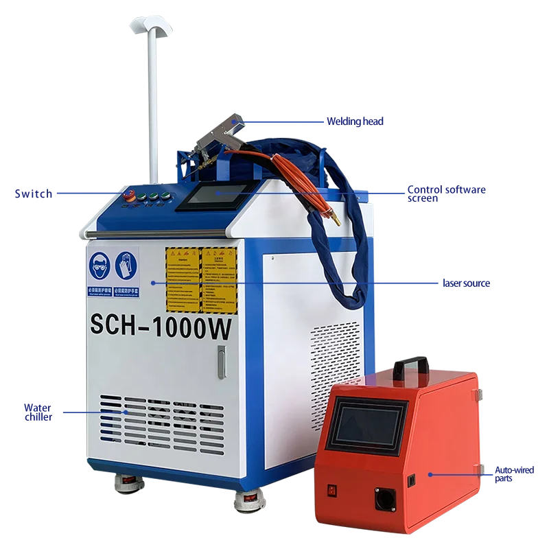 High Quality Welding Cleaning 3 in 1 1500w 200w 3000w  Laser Welding Machine 2000w Handheld 3 in 1