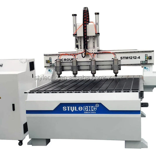 Multi Spindle CNC Router Machine for Woodworking with Four Heads