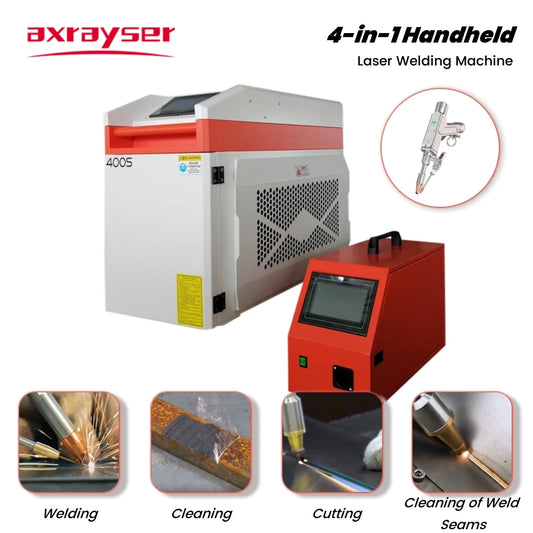 Axrayser 1500W Handheld Laser Welding Machine with Raytools Original Welding Gun BW101 For Metals Cutting and Cleaning