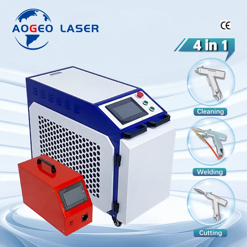 2023 AOGEO laser welders New Type 1000W 1500W 2000W Portable 3 IN 1 Handheld Laser Cleaning Machine Laser welding machine