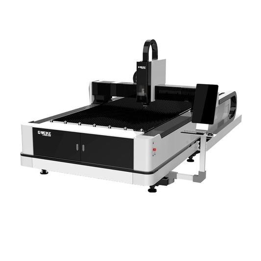 LF3015LNII Raycus Reci sheet metal aluminum laser cutting machine single table  3000x1500mm steel cutting machine