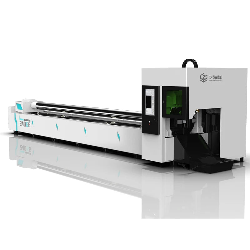 Fibre Laser Cutting Machine With Tube Metal Cut Rotary Attachment For Laser Pipe Cutting profile and pipe laser cutting machine