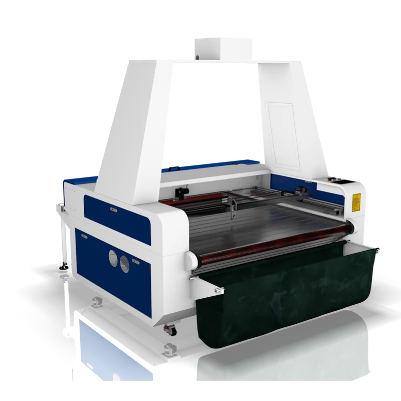 On Sale LM-1610 high CCD camera Co2 fabric laser engraving cutting machine with high performance