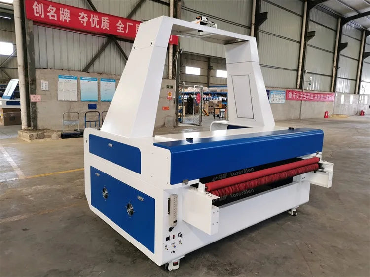 LaserMen sportswear cutting machine 150w 180w 300w customizable CO2 fabric cutting machine 1.6m*1m