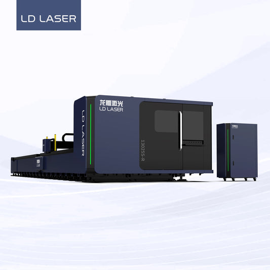 Aluminum enclosed cnc fiber laser cutting machine metal sheet cutting with protective cover