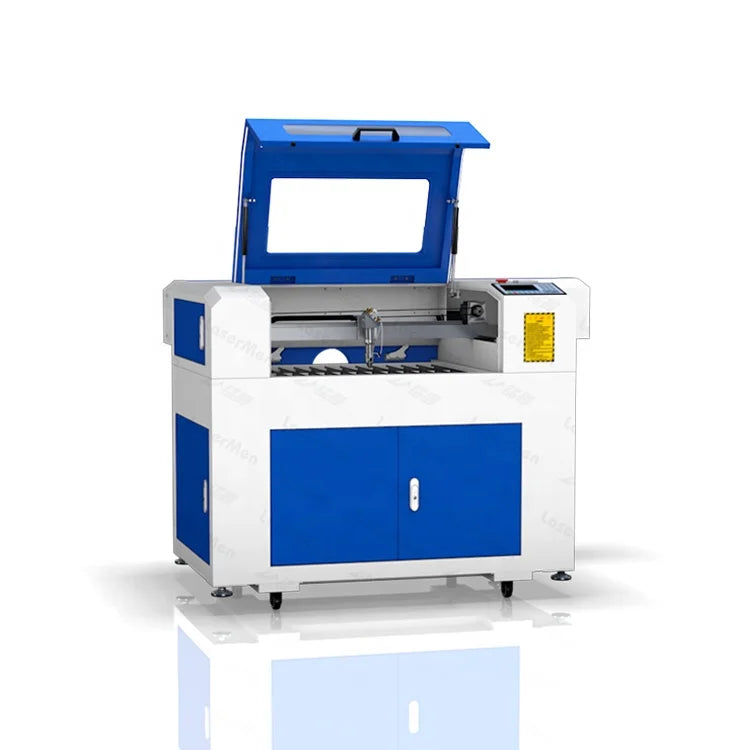 New product LM-6040-1 100w Co2 laser engraving cutting machine with high cutting precision