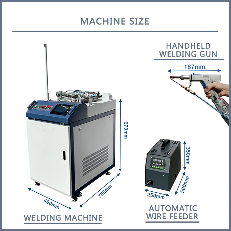 ZIXU 1500W High Safety Level Max Portable Hand Held Laser Welding Machine 1500w laser welder