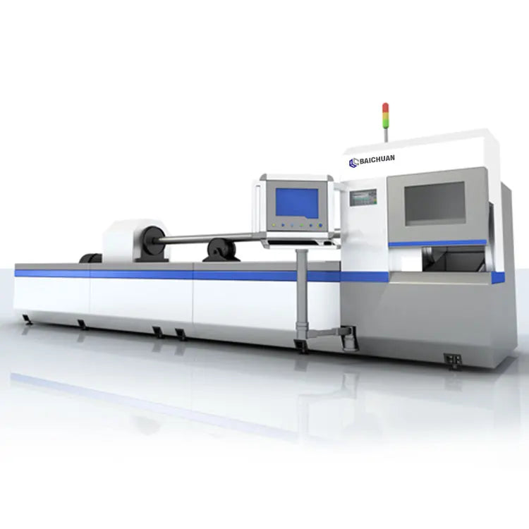 Metal Stainless Steel Tube Cnc Fiber Tube Laser Cutting Or Cutter Machines Pipe Laser Cutting Machine