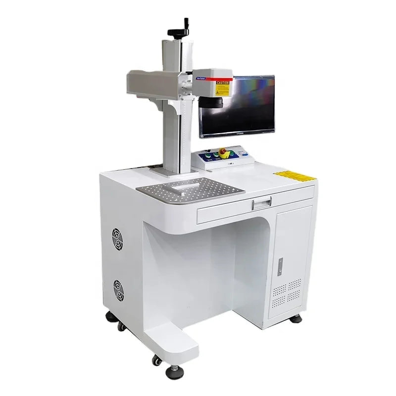 HUAXIA NEW 20w 30w 50w Fiber Laser Marking Machine for Metals and Non-Metals