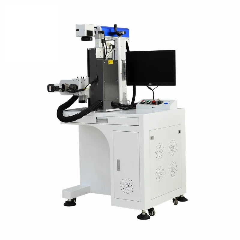 Second-hand JGH-108 3W 3D Laser Marking Machine widely used in  machinery hardware tool and some high-precision products