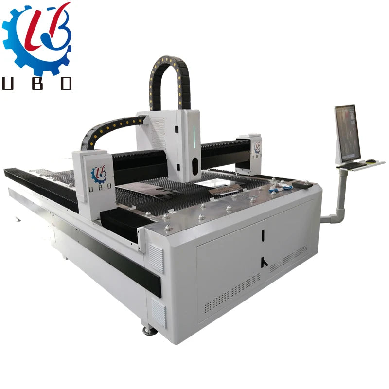 Industry CNC Metal Sheet Cutter Stainless Steel / Aluminum / Copper / Iron Fiber Laser Cutting Machine