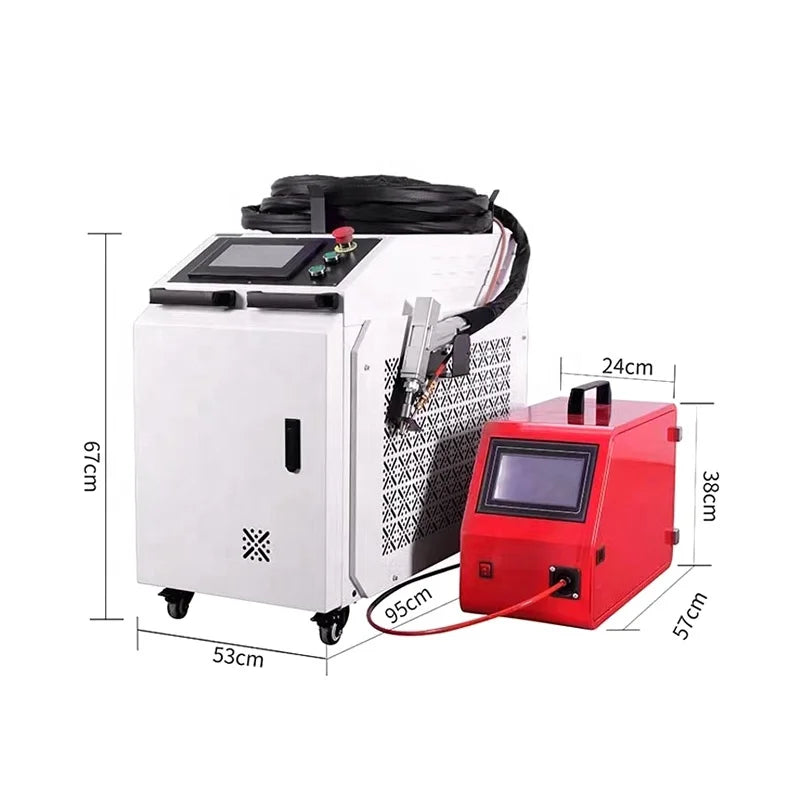 Mini 3 IN 1 1500w 2000w 3000w Multifunction Metal Laser Rust Remover Handheld Fiber Laser Cleaning Welding Cutting Machine