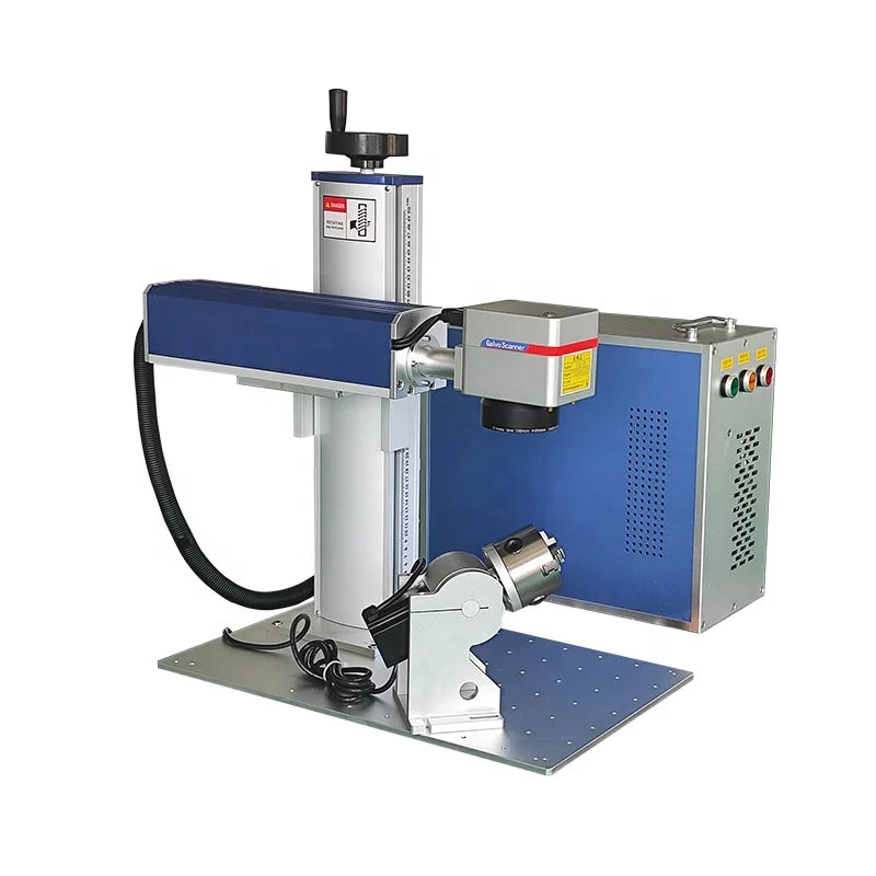 Portable 20w fiber laser marking machine with 150x150mm