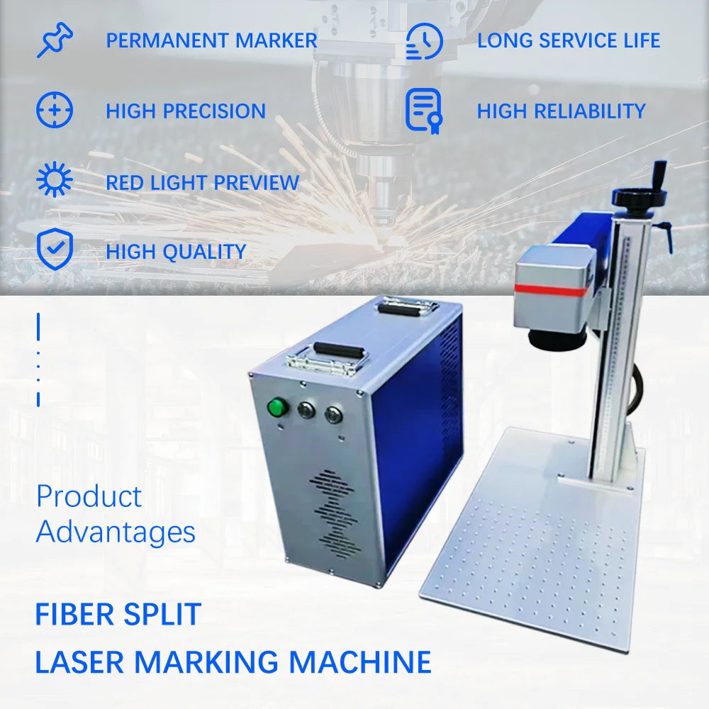 100w 50w New model JPT MAX Fiber Laser Marking Machine Laser Engraving Machines For Stainless Steel Gold Silver Metal