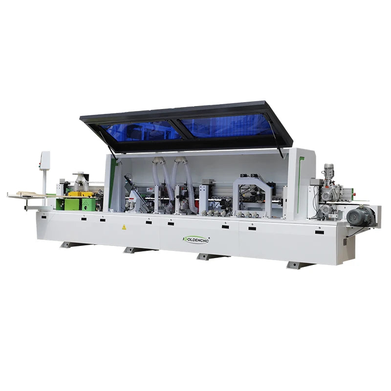 Automatic 8 Function PVC MDF Wood Edge Banding Machine Pre-milling Corner Trimming Grooving Edge Bander Machinery