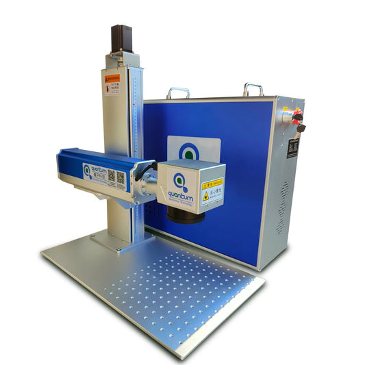 JPT 100W 120W 200W 2.5D split fiber laser marking machine for metal products