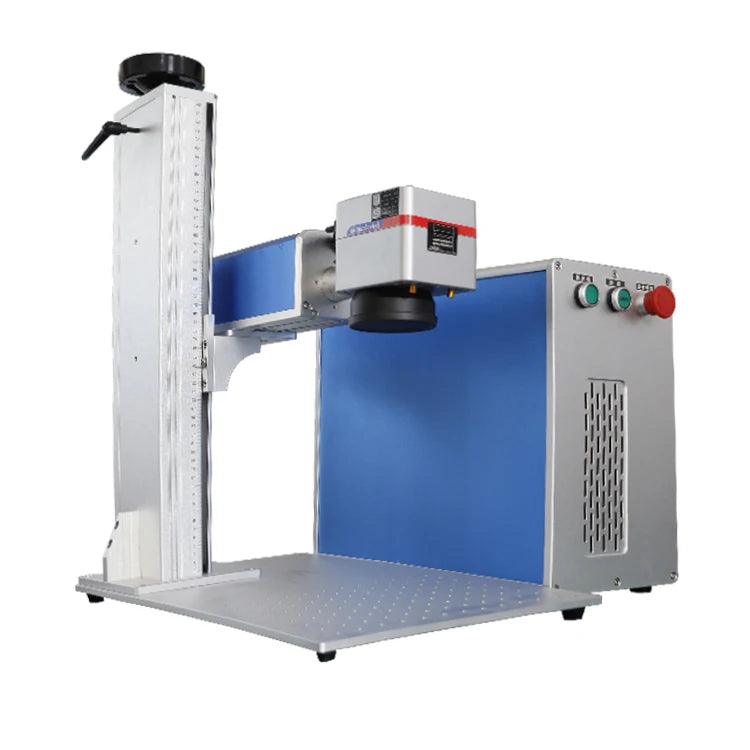 JPT MOPA 50W 60W 80W 100W Portable Desktop Fiber Laser Marking Machine at CN Laser Factory