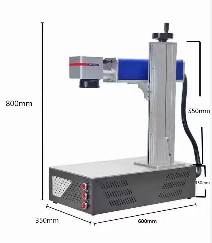 50W Fiber Laser Marking Machine For  Manufacturing-Processing-Machinery