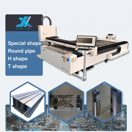 JX Sheet And Tube 3kw Cnc Fiber Laser Cutting Machine For Iron Plate/ 2000W 3015 Fiber Laser Cutting Machine With Rotary