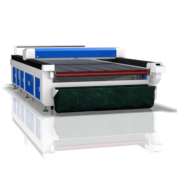 large size co2 laser fabric cutting machine with auto feeding 1625 co2 camera laser cutting machine cloth textile