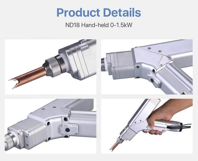 ALS Factory Offers Lightweight WSX ND18 Wobble Handheld Welding Head for 1000w Fiber Laser Welding Machine Best Price!