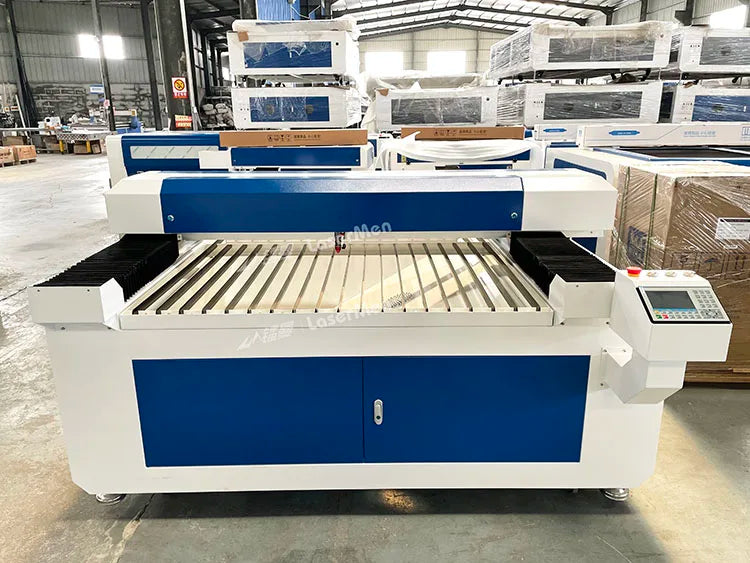 Large size 1300*2500mm CO2 laser engraving cutting machine with water chiller extractor