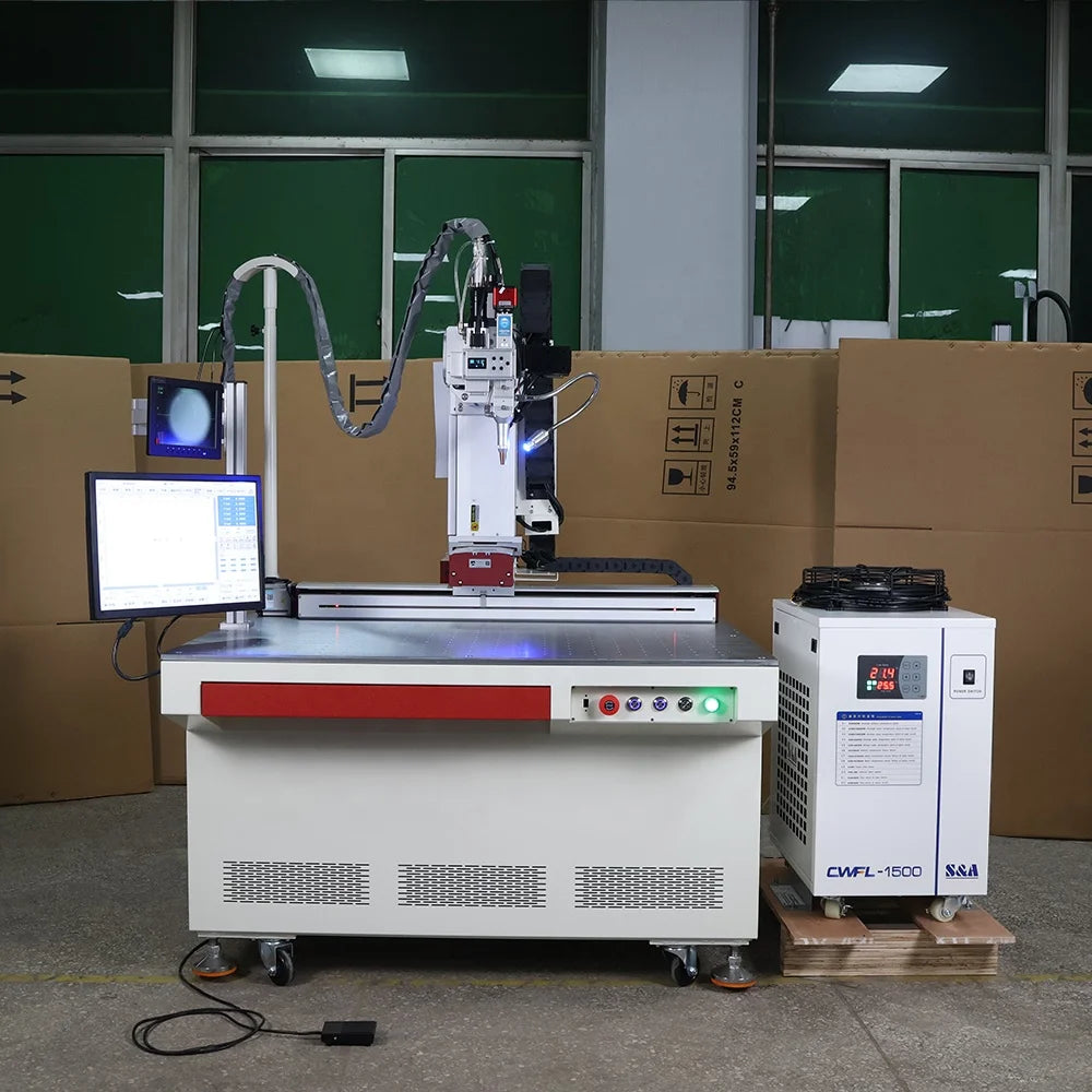 1000W 1500W 2000W 3000W CNC Automatic Laser Welding Machine with Fiber Laser Generator