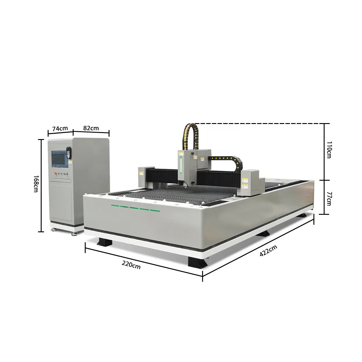 metal Fiber Laser Cutting Machine 1000W 1500W 2000W fiber laser cutter from Voiern Laser