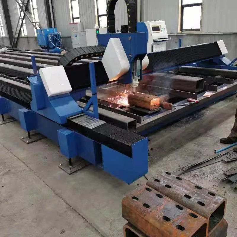 Heavy Gantry 3000mm 4000mm 6000mm 3Kw Fiber Laser Cutting Machine