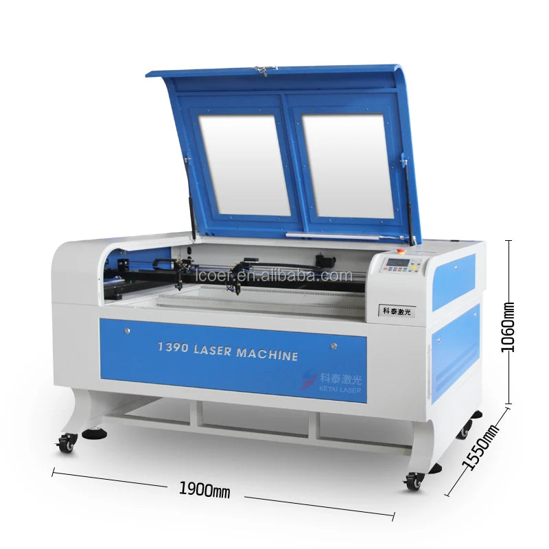 60w 80w 100w 130w 150w 200w 300w desktop co2 1390 laser cutting machine for acrylic