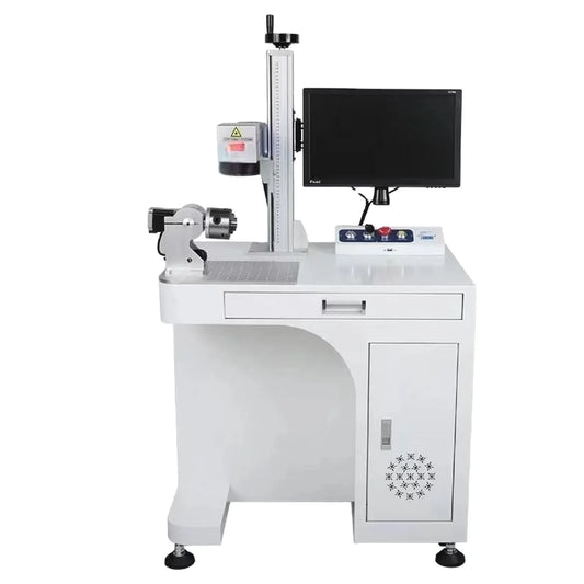 3d Metal Laser Engraving Machine 30w 20w Fiber Laser Marking Machine