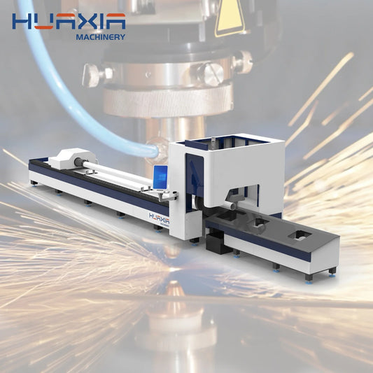 Huaxia Laser Automatic Heavy Duty Steel Pipe Fiber CNC Laser Cutting Machine for Metal Tube Industry