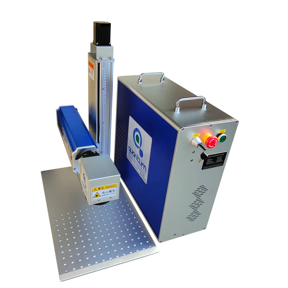 JPT 100W 120W 200W 2.5D split fiber laser marking machine for metal products