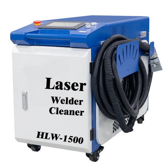 Small Size Portable  Laser Welder 1500watt HandHeld Laser Welding machine 4 in 1 laser weld cutting cleaning rust removing