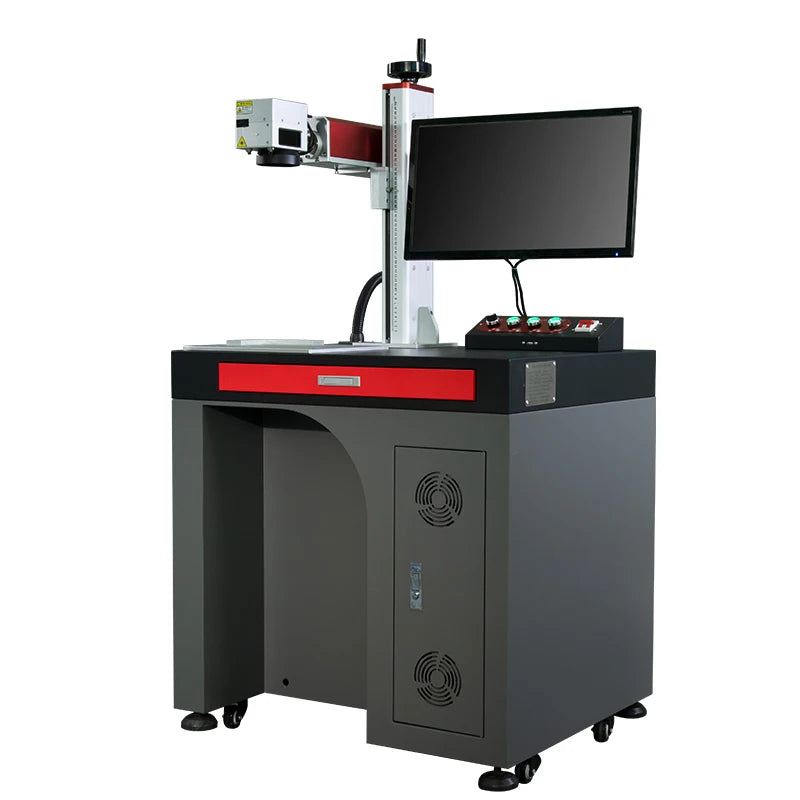 2 Years Warranty High Precision Portable Raycus 50w 30w 20w Fiber Laser Marking Machine