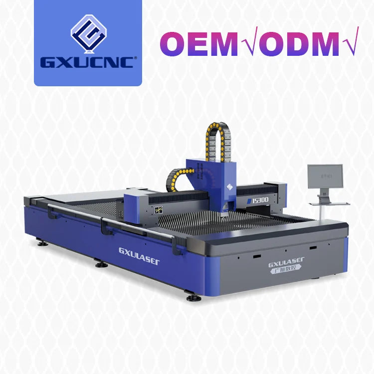 1530 Size 1500W Laser Generator Model GX-1530 CNC Sheet Metal Fiber Laser Cutting Machine