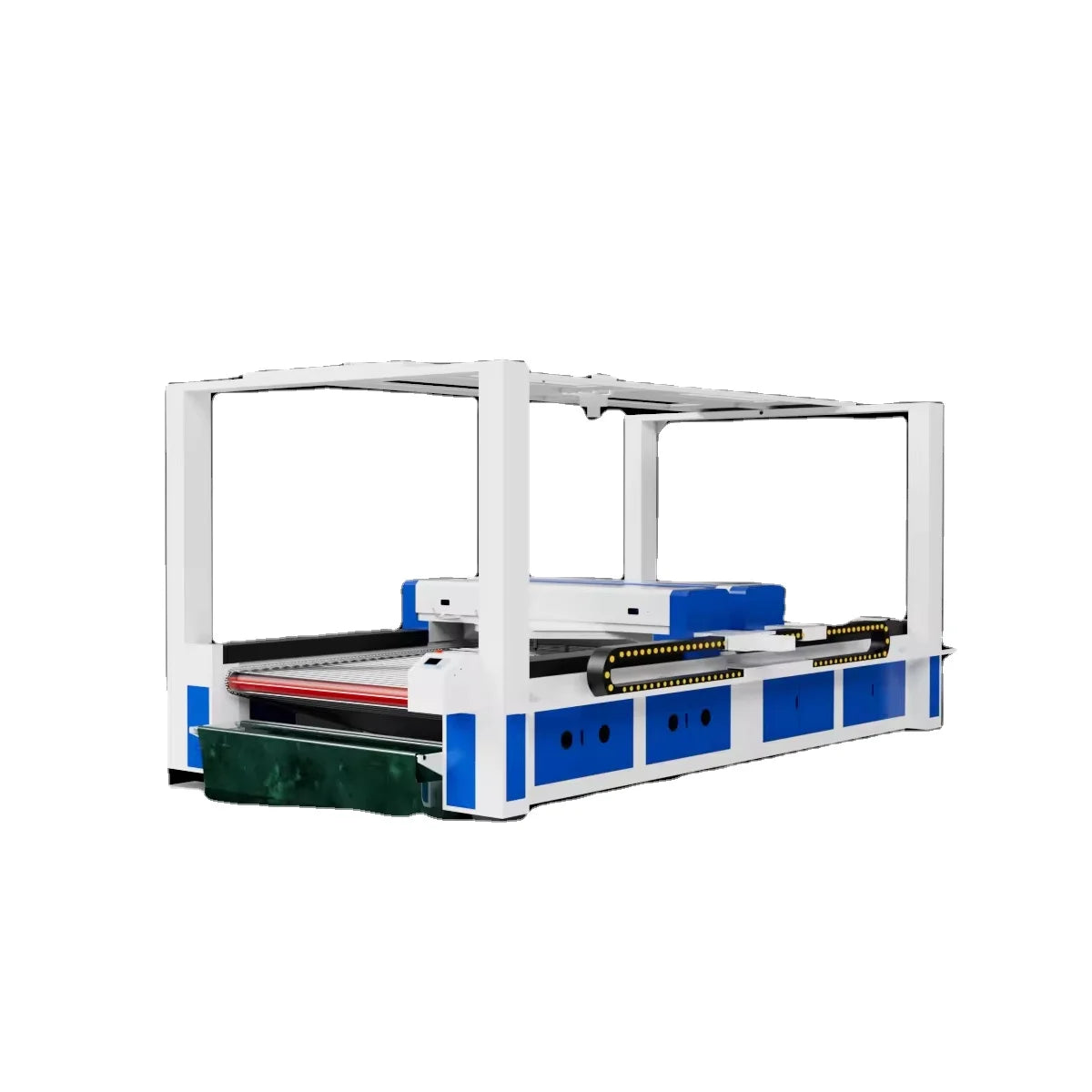 1630 High Quality 100w 130w 150w  laser cutting machine with auto feeding and rollingsystem