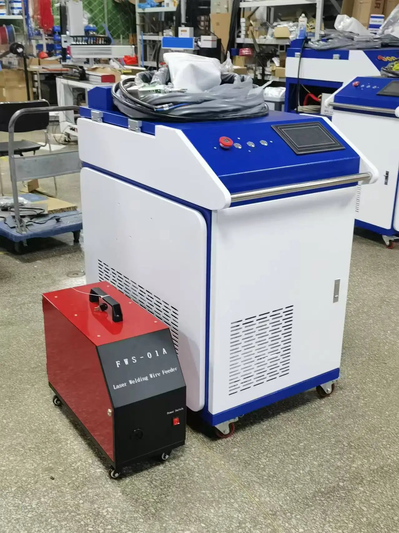 Handheld Laser Welder 1.5KW Laser Handheld Welding Machine Welder Double Wobble Head Laser Welding Machine