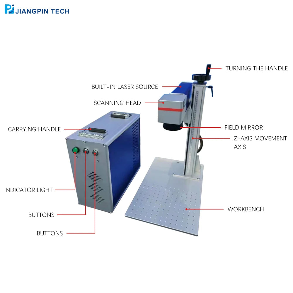 100w 50w New model JPT MAX Fiber Laser Marking Machine Laser Engraving Machines For Stainless Steel Gold Silver Metal