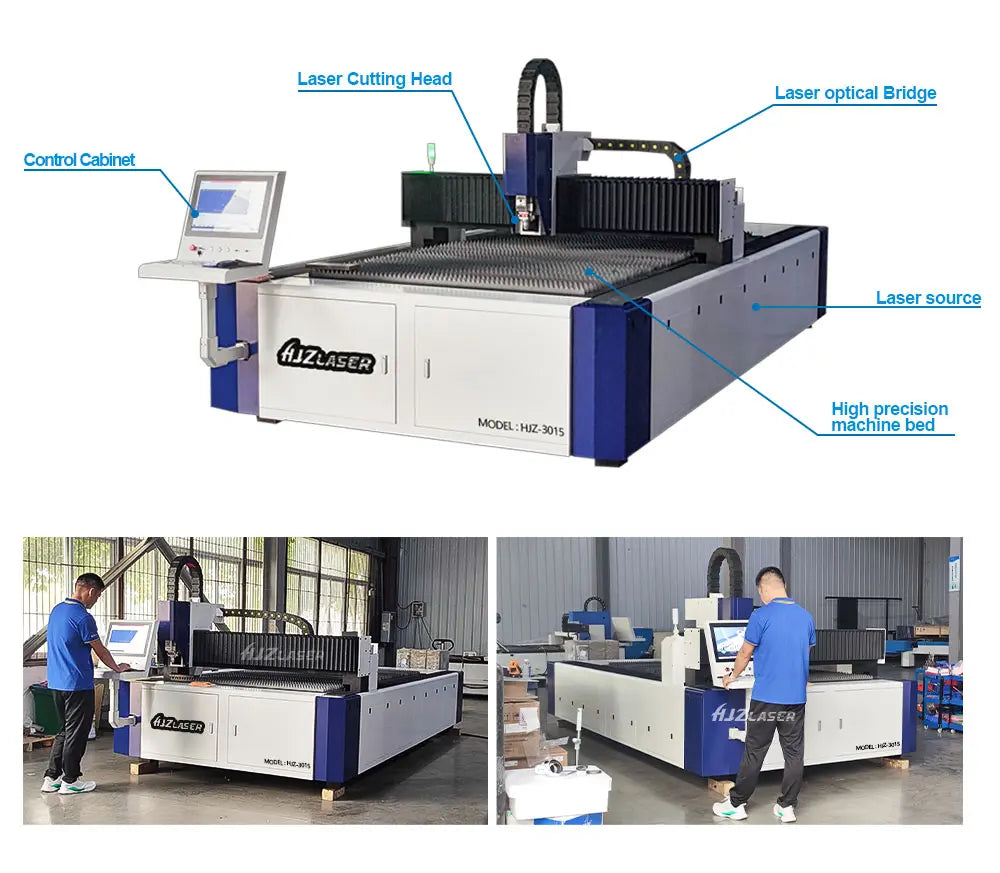 1kw 2kw 3kw Cnc Sheet Metal Lazer Cutting Machine Steel Iron Aluminium Automatic Laser Cutter 6kw Fiber Laser Cutting Machine