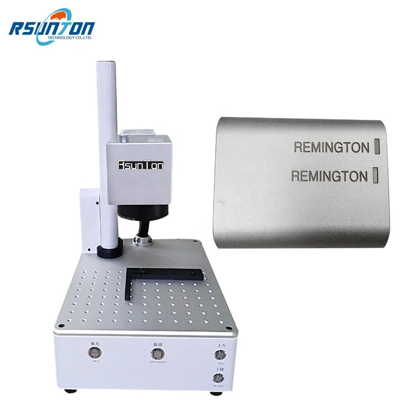 Mini High-Performance PCB laser marking machine for led lights bulbs with 20W 30W Fiber led bulb laser marking machine