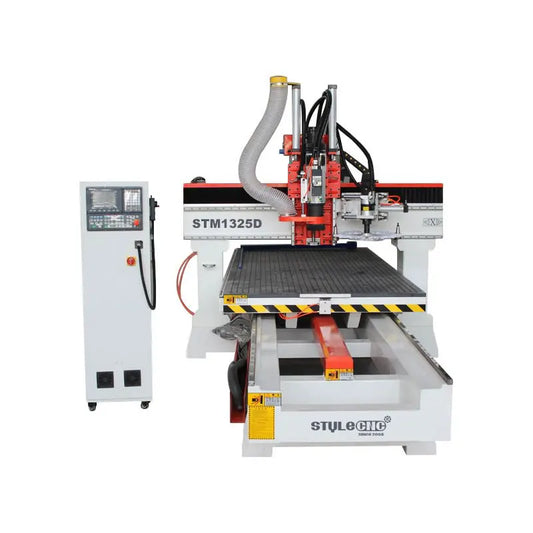 Moving Table CNC Router Machine with Automatic Tool Changer