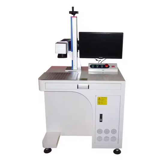 3D Mopa Dynamic Color JPT Raycus 20W 30W 50W Fiber Laser Marking Engraving Machine On Metal